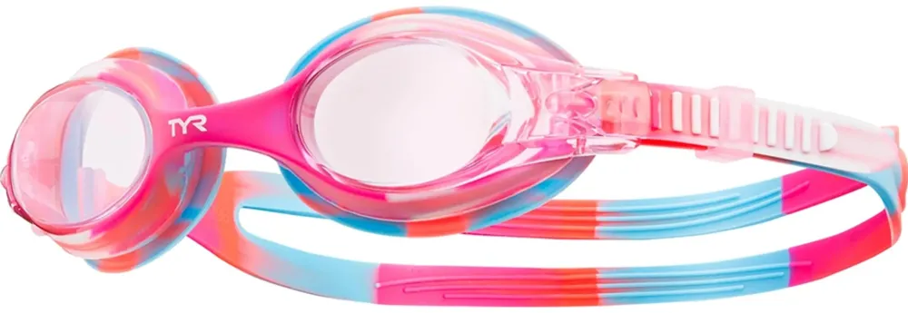 TYR - ochelari inot copii - SWIMPLE TIE DIE Goggles - roz | albastry
