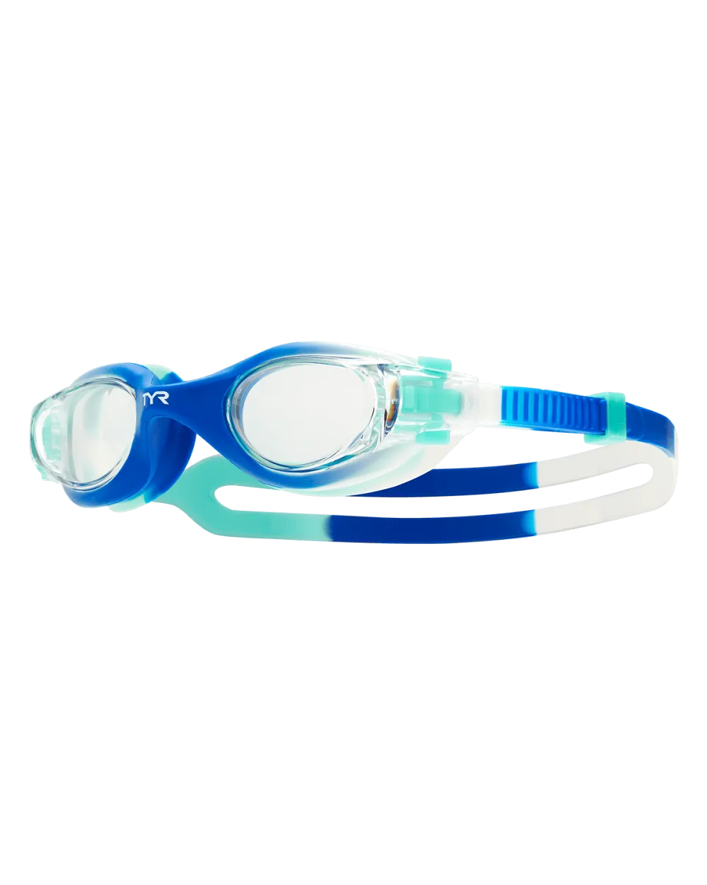 TYR - Ochelari inot Youth Fit - Vesi Tie Dye - blue/mint