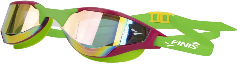 Ochelari inot Finis Hayden Goggles roz-verde lentile oglinda portocalie/verde