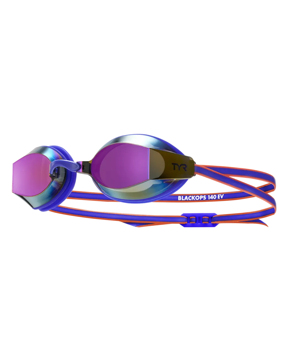 Ochelari inot TYR Black Ops 140 EV Racing Mirrored albastru royal multicolor
