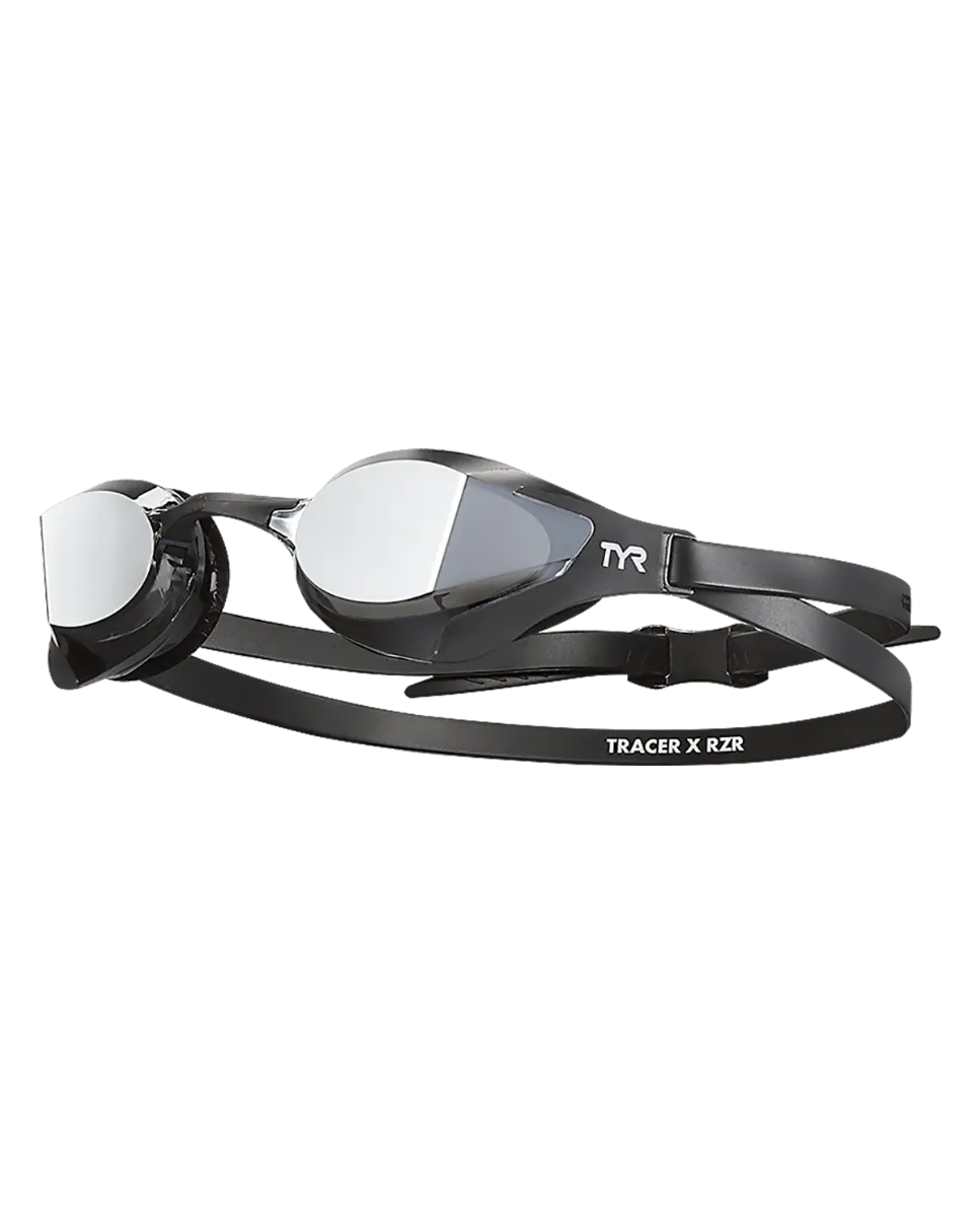 TYR - ochelari inot performanta - TRACER-X RZR Racing Goggles Mirrored - argintiu | negru