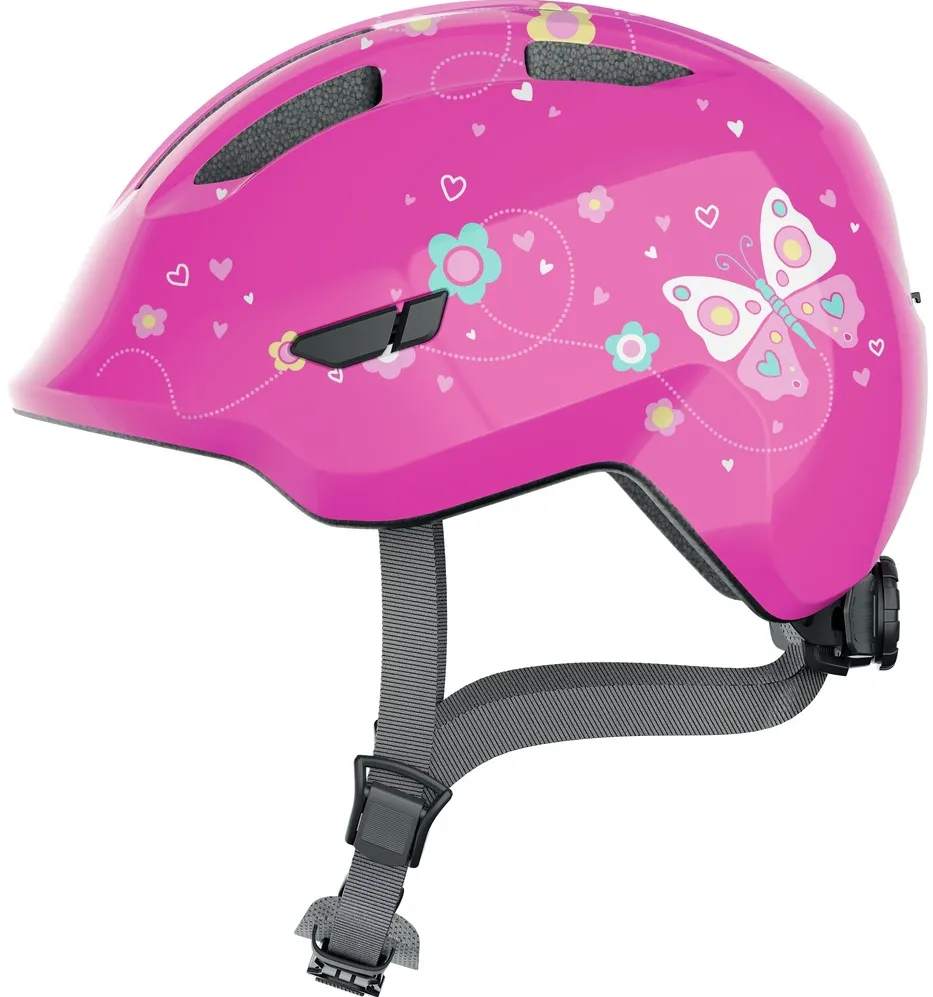 Abus - casca copii - Smiley 3.0 - Pink Butterfly - S