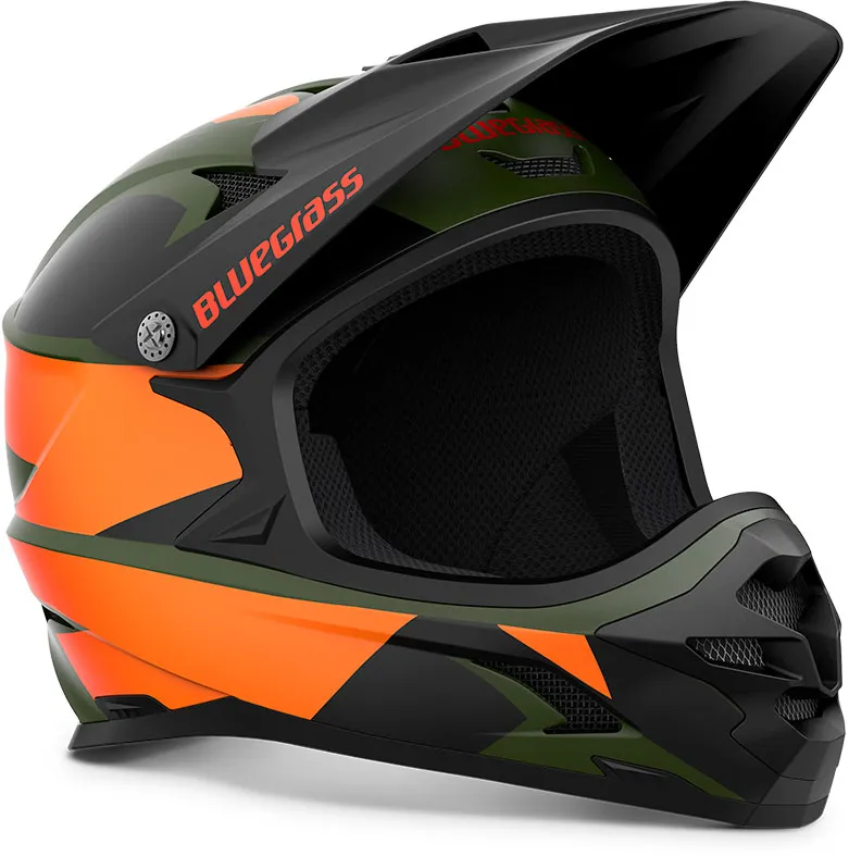 Bluegrass - casca MTB - INTOX - verde portocaliu - XS