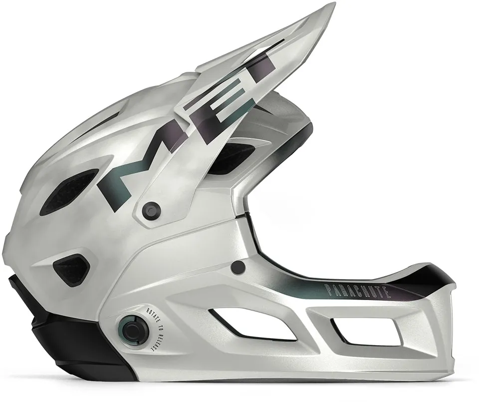 MET - casca MTB full face - Parachute MCR Mips - alb iridescent mat - M