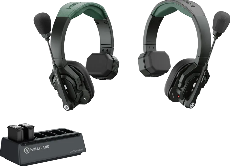 Hollyland Solidcom SE Pro- 2 Person Noise Cancelling Headset Intercom