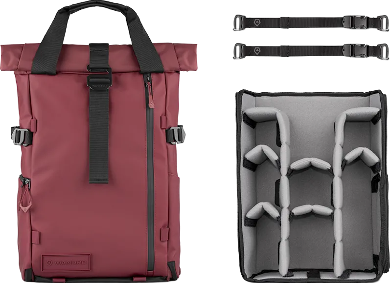 WANDRD PRVKE Photo Bundle 21L Rhone Burgundy