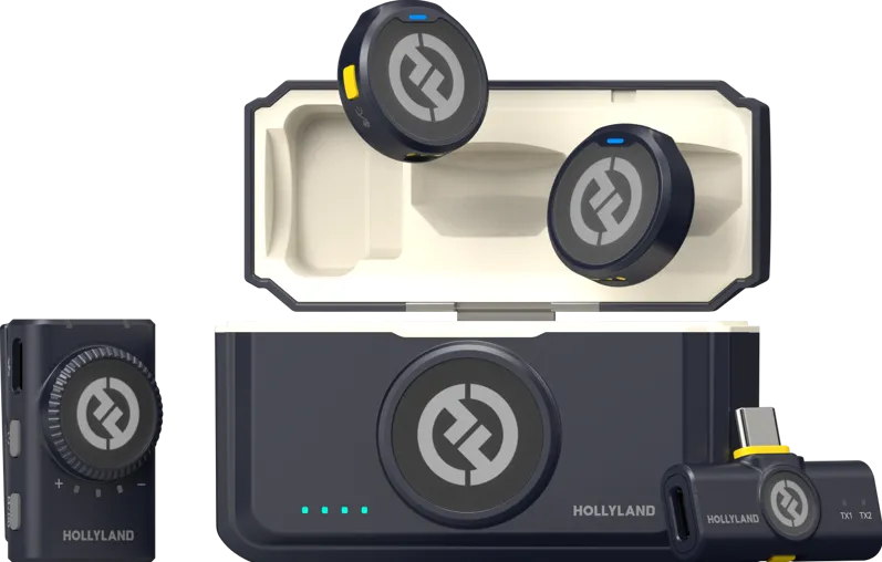 Hollyland LARK M2 Mini Combo with Camera RX + USB-C RX