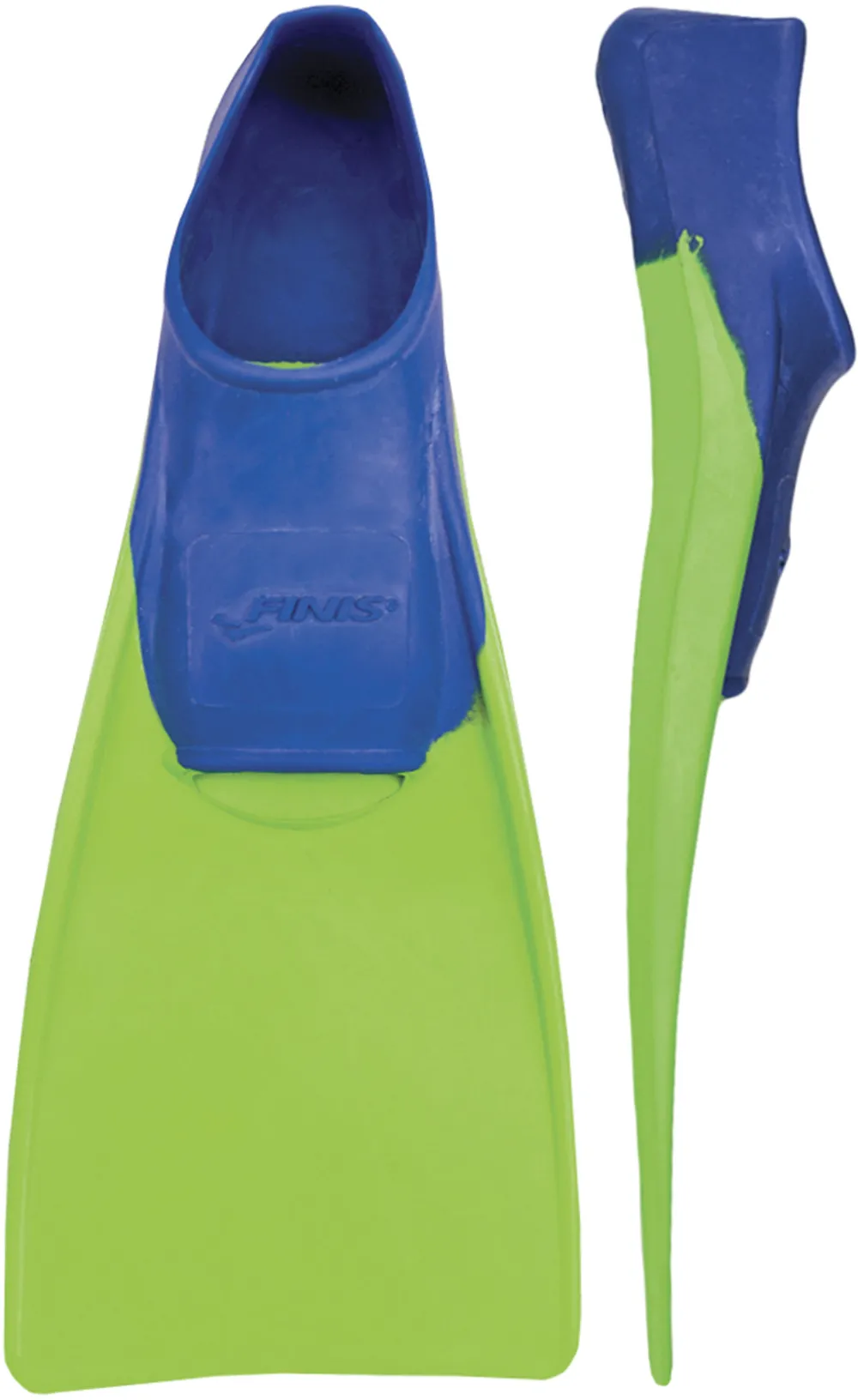 Finis - labe inot - Long Floating Fins Jr - 8-11 - Blue/Lime Green - 26-29 - XXXS