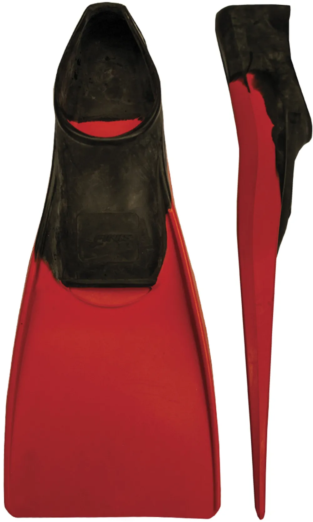 Finis - labe inot - Long Floating Fins- 9-11 - Black/Red - 42-44 - XL