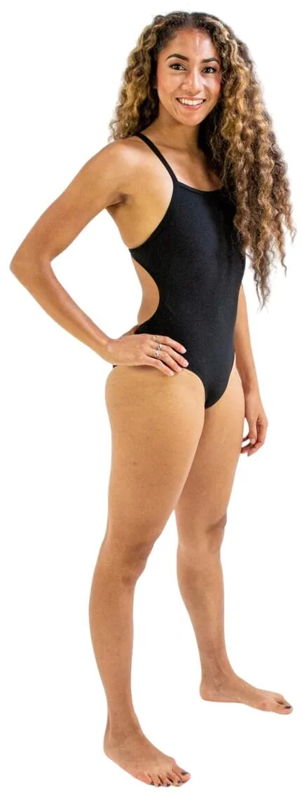 Finis - Openback Solid - Black - 28