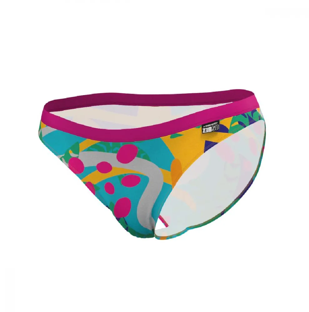 Z3R0D - costum de baie femei - 2P BOTTOM - expressive resort - XS