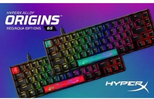 HP HYPERX ALLOY 65 AQUA KEYBOARD RGB