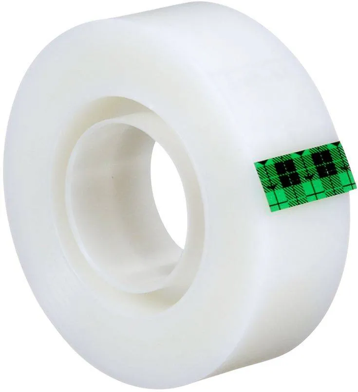 Banda adeziva invizibila mată 3M Scotch® Magic™, 19 mm x 33 m, 6 role + 2 gratis