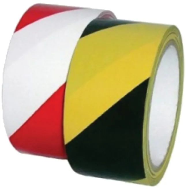 Banda semnalizare si delimitare, 70mm x 200m, alb/rosu