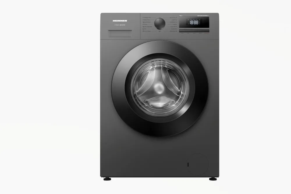 Masina de spalat rufe HEINNER HWM-HME712IVSMTGA+++, 7 kg, 1200 rpm, Clasa A, Motor Inverter, 15 programe, Gri