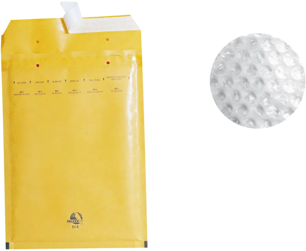 Plic cu protectie, 345 x 470, kraft, siliconic, 50 bucati/cutie