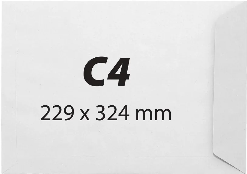 Plic C4, 229 x 324, offset alb, gumat, 80 g, 25 bucati/set