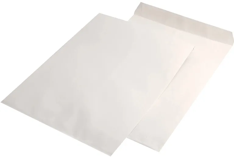 Plic E4 siliconice, 281x400 mm, alb, 200 bucati/cutie