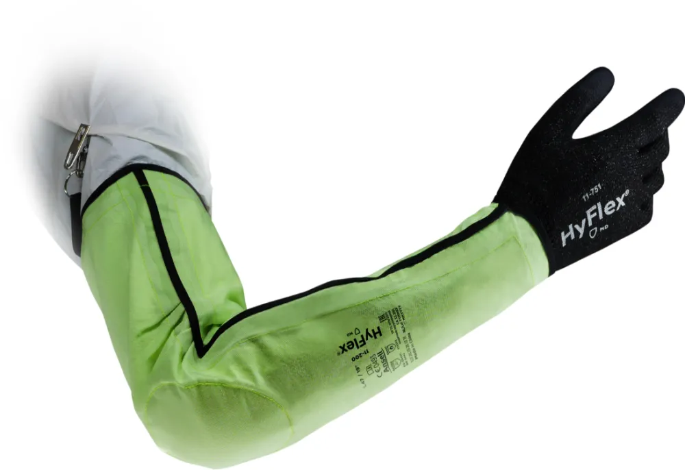 Manecute protectie taiere Ansell, HyFlex, galbene