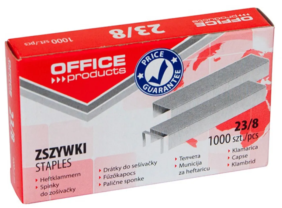Capse Office Products 23/8, 1000 bucati/set