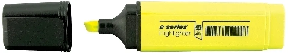 Textmarker A-series, varf 1-5 mm, galben