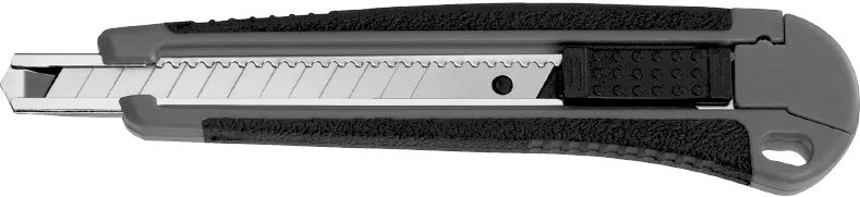 Cutter mic A-series, 9 mm, sina metalica, grip confortabil