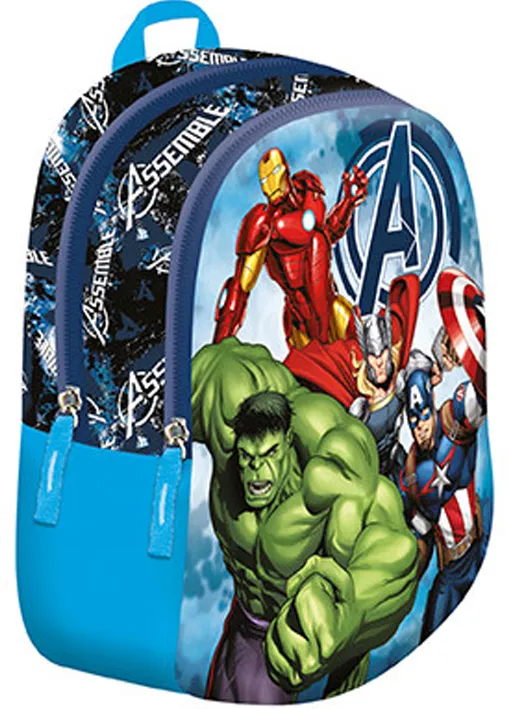 Ghiozdan Majewski, Avengers, 2 compartimente, 30x23x12 cm, capacaitate 8L