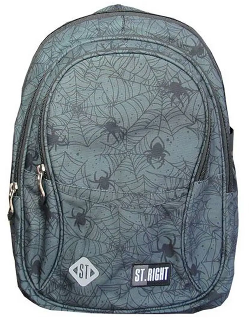 Ghiozdan BP01 ST Right Spider Web 4 compartimente, 43x32x21 cm