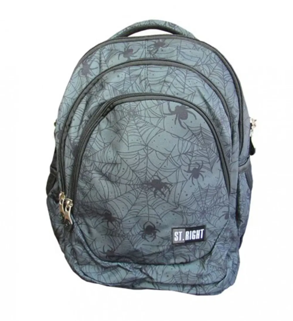 Ghiozdan BP06 ST Right Spider Web 4 compartimente, 42x31x22 cm