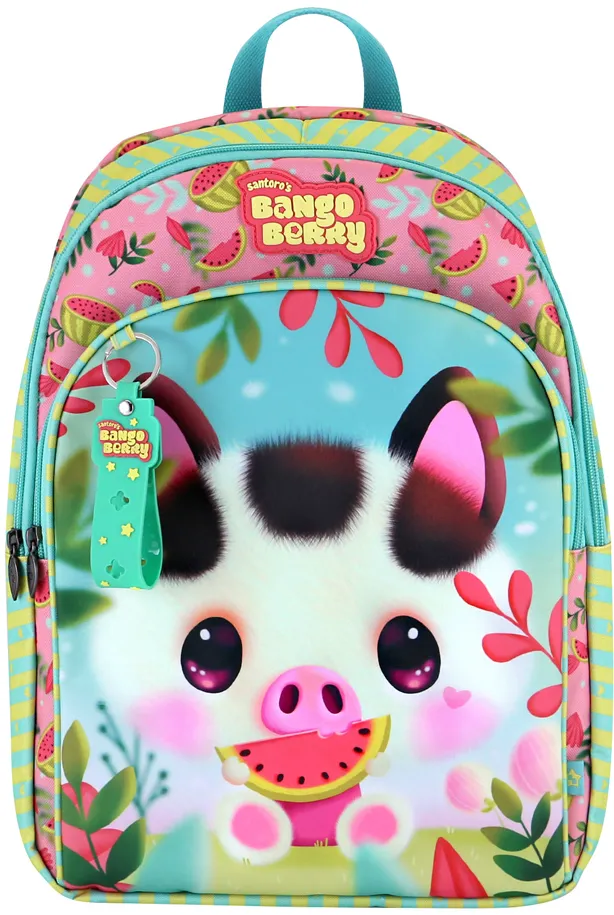 Rucsac Santoro Bangoberry, Piggy Porcusorul, 34x43x22cm, 3 compartimente