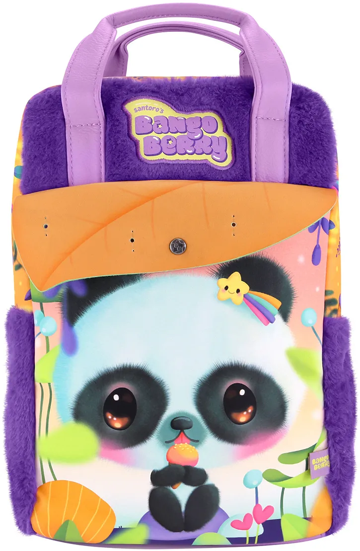 Rucsac Gorjuss Bangoberry 19x32x10 cm, cu set pinuri accesorii