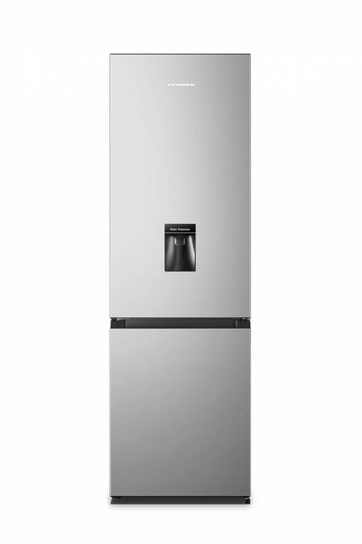 Combina frigorifica HC-HS268SWDE++, 268 l, Clasa E, Control electronic, Dozator apa, Iluminare LED, H 180 cm, Argintiu