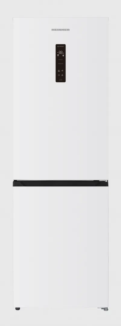 Combina frigorifica HCNF-HM400DINVE++, 400 L, Clasa E, Display LED Touch, No Frost, Super congelare, H 186 cm, Alb