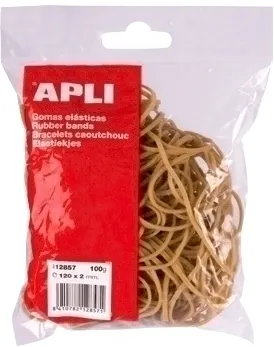 Elastice Apli, diametru 100 mm, 100 gr/punga