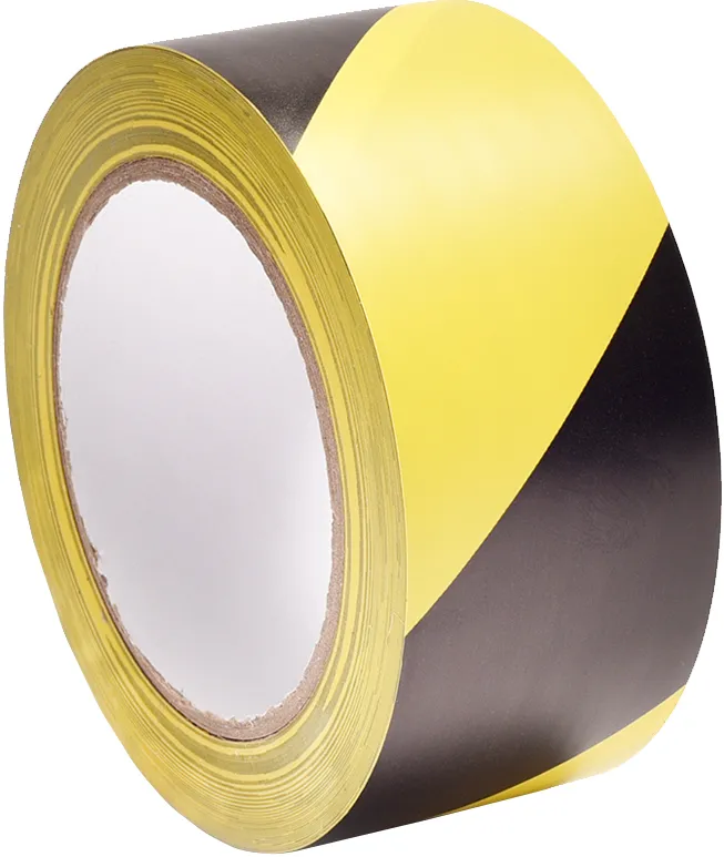 Banda de marcare Bedax, 50 mm x 33 m, galben si negru