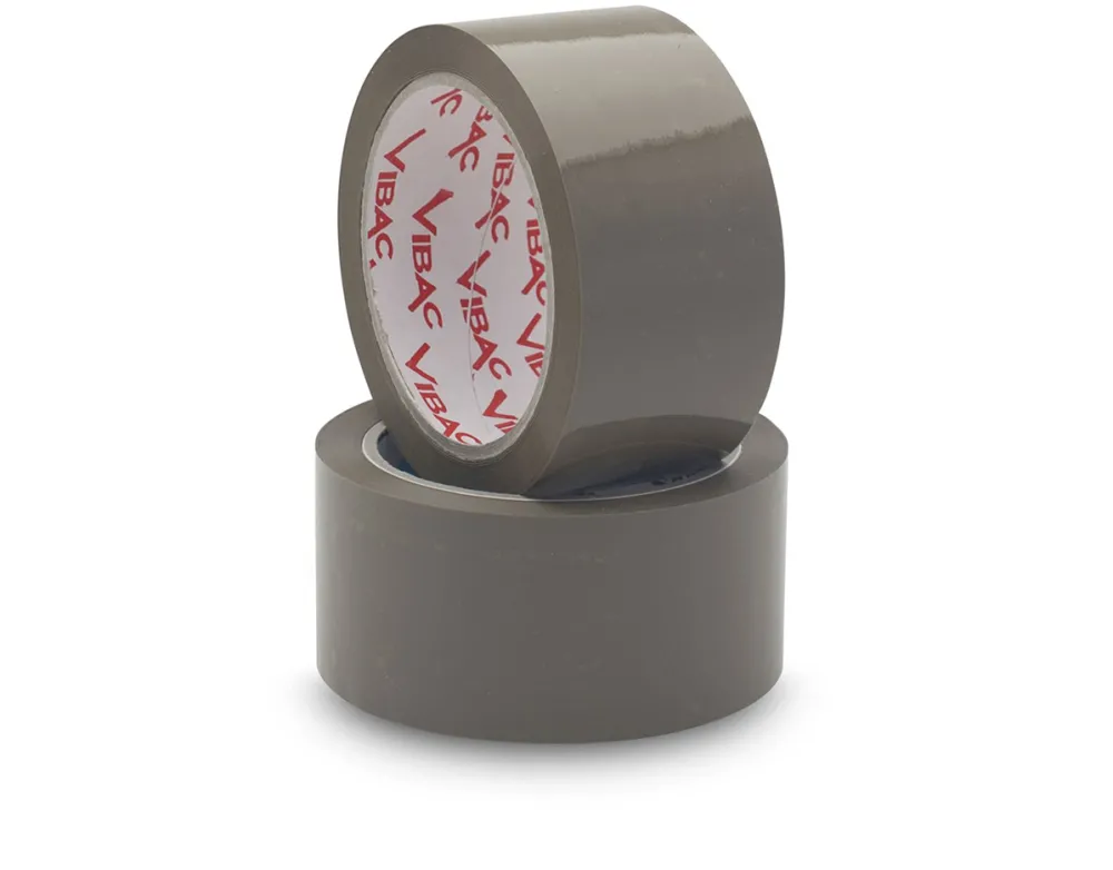 Banda adeziva Vibac, acrilic, 48 mm x 66 y, maro