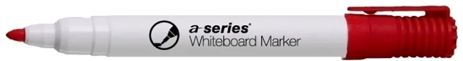 Marker pentru tabla A-series, varf rotund, 2 mm, rosu