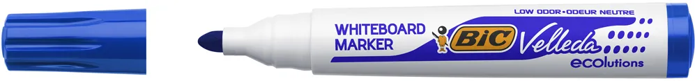 Marker tabla BIC, ECO Velleda 1701, rotund 1.5 mm, scriere albastra