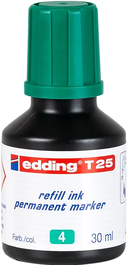Tus Edding T25 pentru marker permanent, 30ml, verde