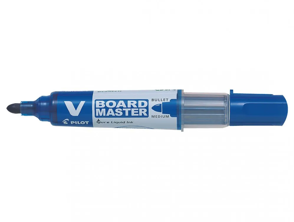 Marker pentru tabla Pilot V-Board, varf rotund, 2.3-6 mm, albastru