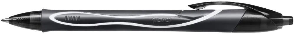 Roller cu gel BIC, Gelocity Quick Dry, 0.7 mm, scriere neagra