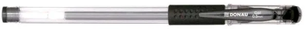 Roller cu gel, Donau, 0.5 mm, plastic, negru