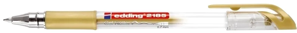 Roller cu gel, Edding, Cristal Jelly 2185, 0.7 mm, plastic, auriu