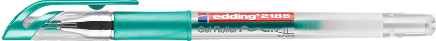 Roller cu gel Edding 2185, varf 0.7 mm, verde metalic