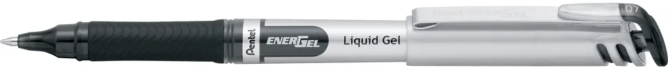Roller cu gel, Pentel, Energel, 0.7 mm, plastic, negru