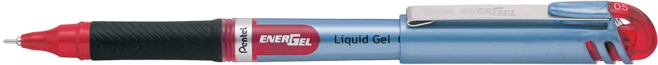 Roller cu gel, Pentel, Energel, 0.5 mm, plastic, rosu