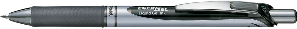 Roller cu gel, Pentel, Energel, 0.7 mm, plastic, negru