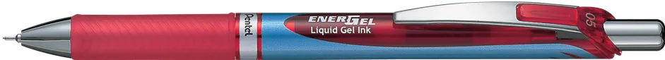 Roller cu gel, Pentel, Energel, 0.5 mm, plastic, rosu