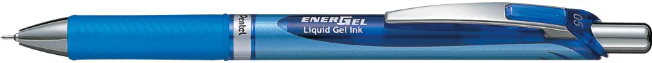 Roller cu gel, Pentel, Energel, 0.5 mm, plastic, albastru