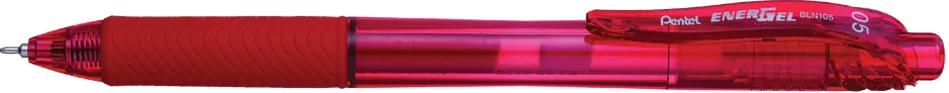 Roller cu gel, Pentel, Energel X, 0.5 mm, plastic, rosu